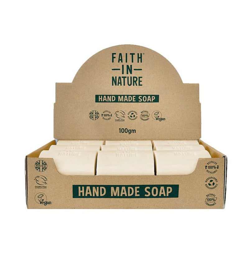 Faith in Nature Unwrapped Coconut Soap - Box of 18