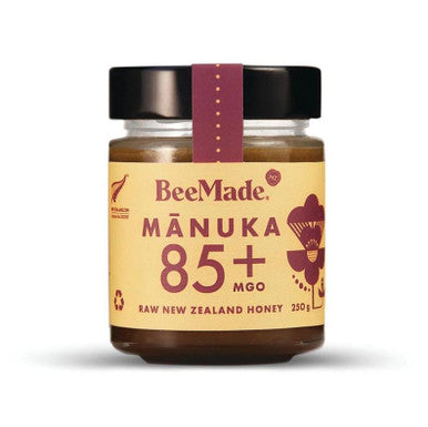 BeeMade Harvest New Zealand Manuka Honey MGO 85+ - 250g