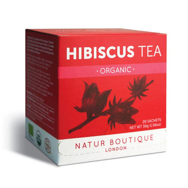 Natur Boutique Organic Hibiscus Tea - 20 Sachets