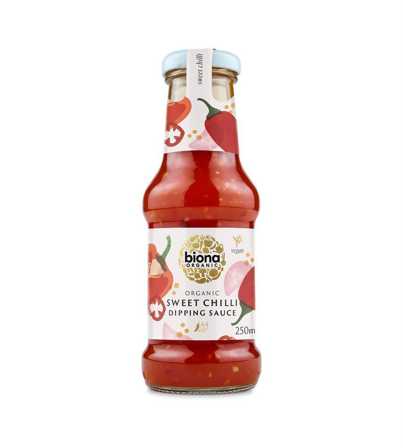 Biona Organic Sweet Chilli Dipping Sauce - 250ml (Pack of 2)