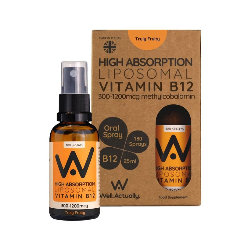 Well Actually Liposomal Vitamin B12 Truly Fruity Spray - 25ml
