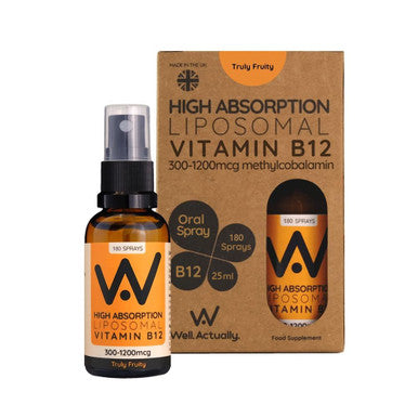 Well Actually Liposomal Vitamin B12 Truly Fruity Spray - 25ml