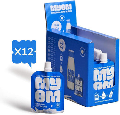 MYOM Original Oat Drink Premix Pouch - 65g (Pack of 12)
