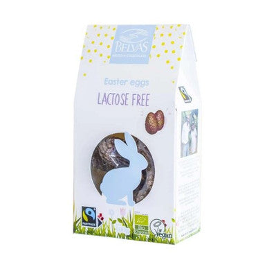 Belvas Organic Lactose-Free Chocolate Easter Eggs - 100g
