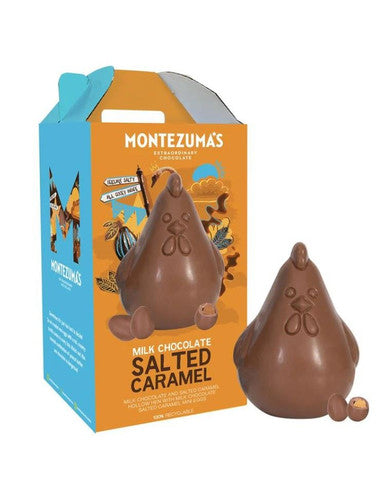 Montezumas Salted Caramel Milk Chocolate Hen - 300g
