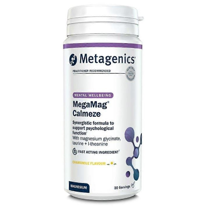 Metagenics MegaMag Calmeze Magnesium Powder Chamomile - 30 Servings