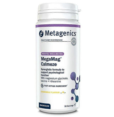 Metagenics MegaMag Calmeze Magnesium Powder Chamomile - 30 Servings