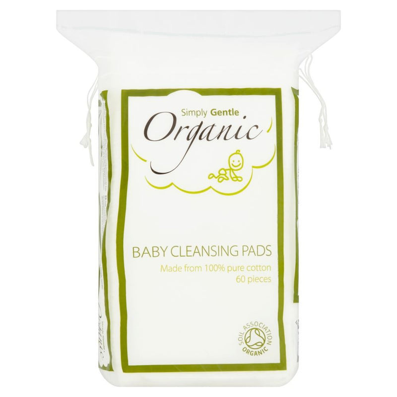 Simply Gentle Organic Baby Cleansing Pads - 60 Pads