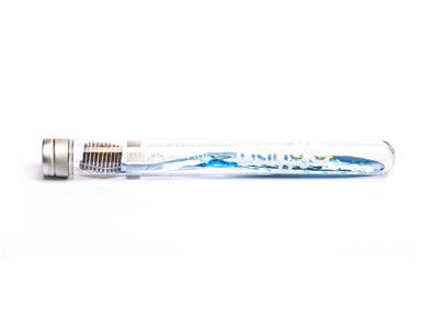 Nano-b Antibacterial Gold & Charcoal Toothbrush - Blue