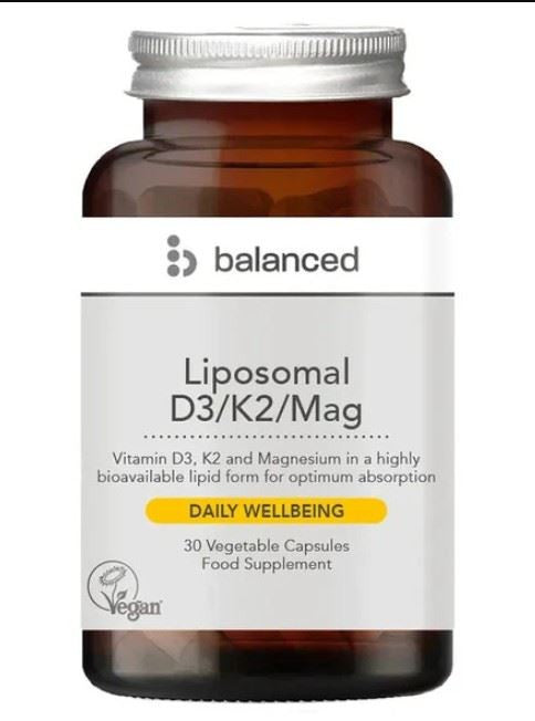 Balanced Liposomal D3 K2 Mag - 30 Veggie Caps