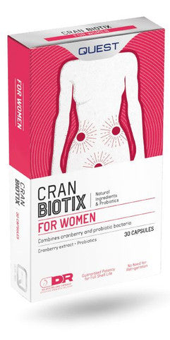 Quest Cran Biotix - 30 Capsules