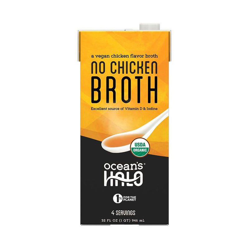 Ocean's Halo Organic No Chicken Broth - 946ml