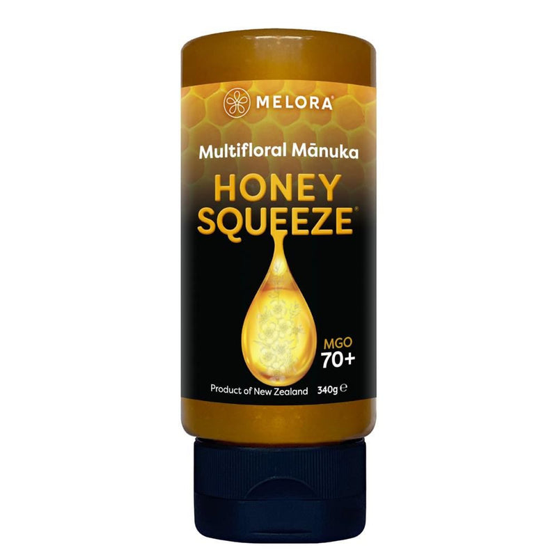 Melora Squeeze Multifloral MGO70+ Manuka Honey - 340g