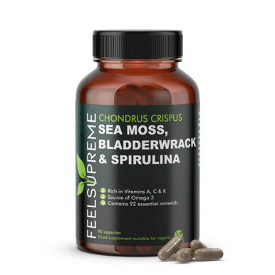 Feel Supreme Seamoss with Bladderwrack & Spirulina - 60 Capsules