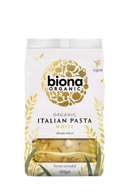 Biona Organic White Conchiglie Pasta - 500g