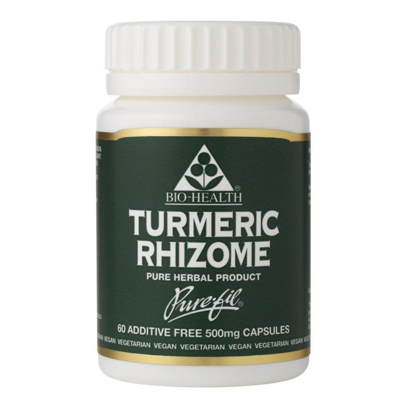 Bio Health Turmeric Rhizome 500mg - 60 Capsules