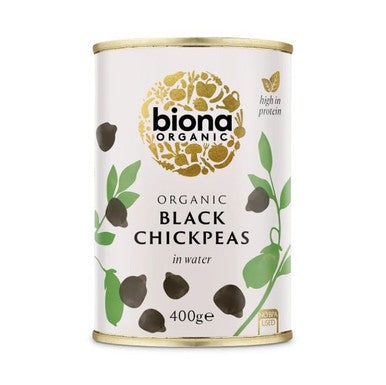 Biona Organic Black Chickpeas - 400g