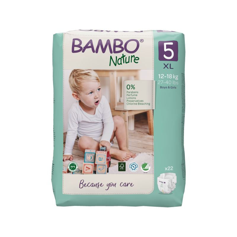 Bambo Nature Eco-Nappy Size 5 - 22 Nappies