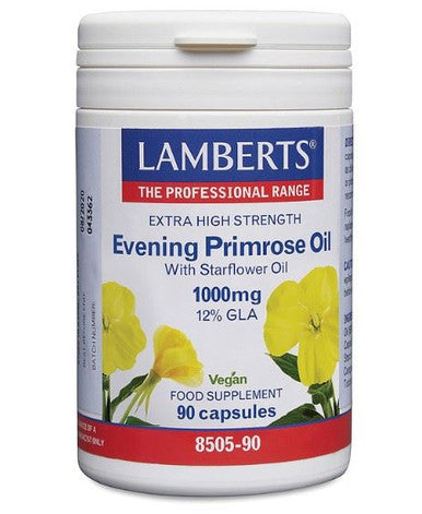 Lamberts Evening Primrose Oil + Starflower Oil 1000mg - 90 Capsules