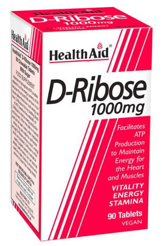 HealthAid D-Ribose 1000mg - 90 Tabs