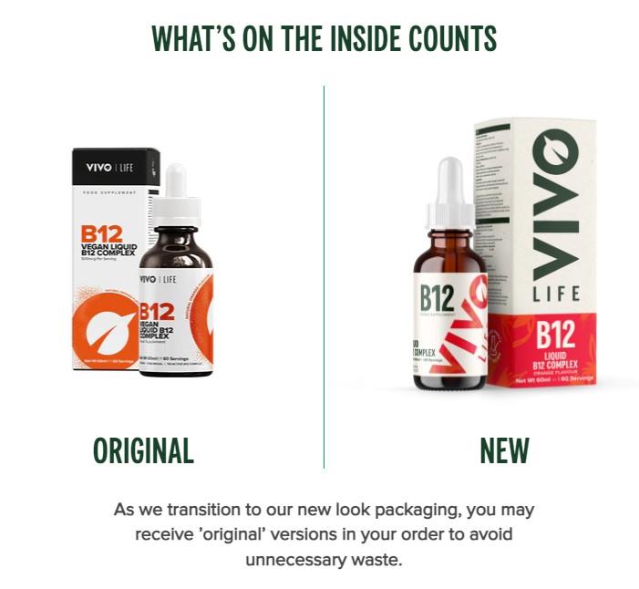 Vivo Life Orange Flavour Liquid B12 Complex - 60ml
