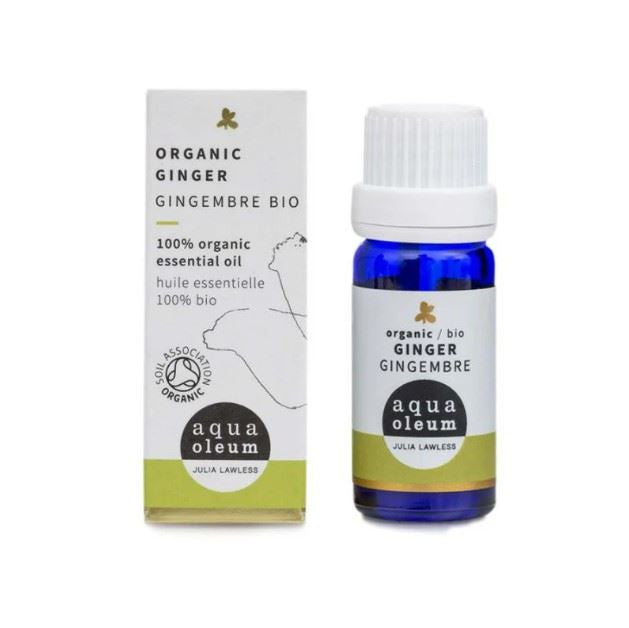 Aqua Oleum Organic Ginger Zingiber Officinale Essential Oil - 10ml