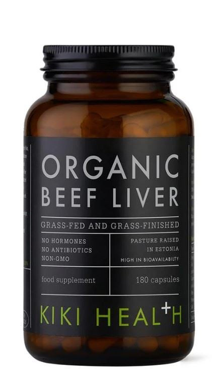 KIKI Health Organic Beef Liver - 180 Vegicaps
