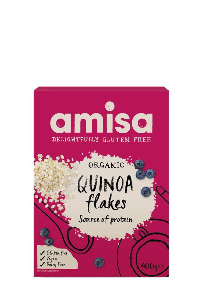 Amisa Organic Gluten Free Quinoa Flakes - 400g