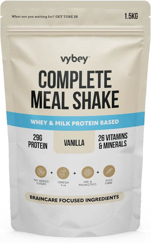 Vybey Complete Meal Powder Vanilla Flavour - 1.5kg