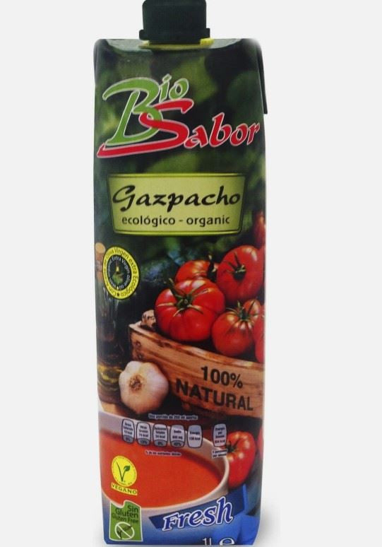 Bio Sabor Authentic Organic Gazpacho - 1 Litre