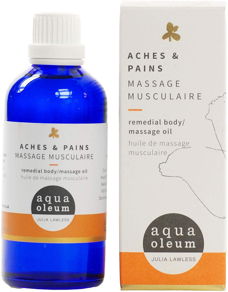 Aqua Oleum ACHES & PAINS Muscle-Ease Remedial Body Oil - 100ml