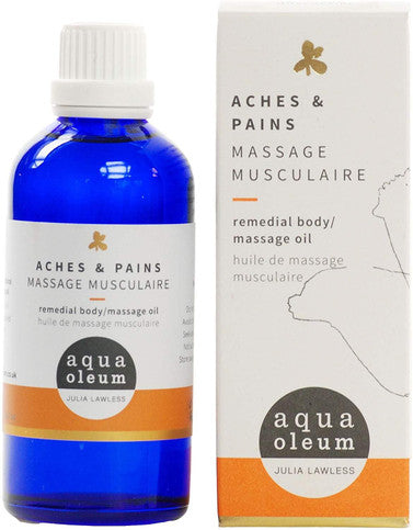 Aqua Oleum ACHES & PAINS Muscle-Ease Remedial Body Oil - 100ml