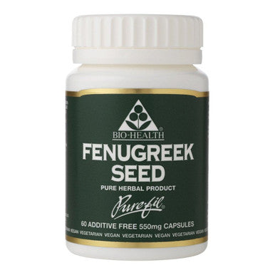 Bio Health Fenugreek Seed 550mg - 60 Capsules