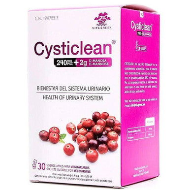 Cysticlean 240mg PAC + D-Mannose 30 Sachets