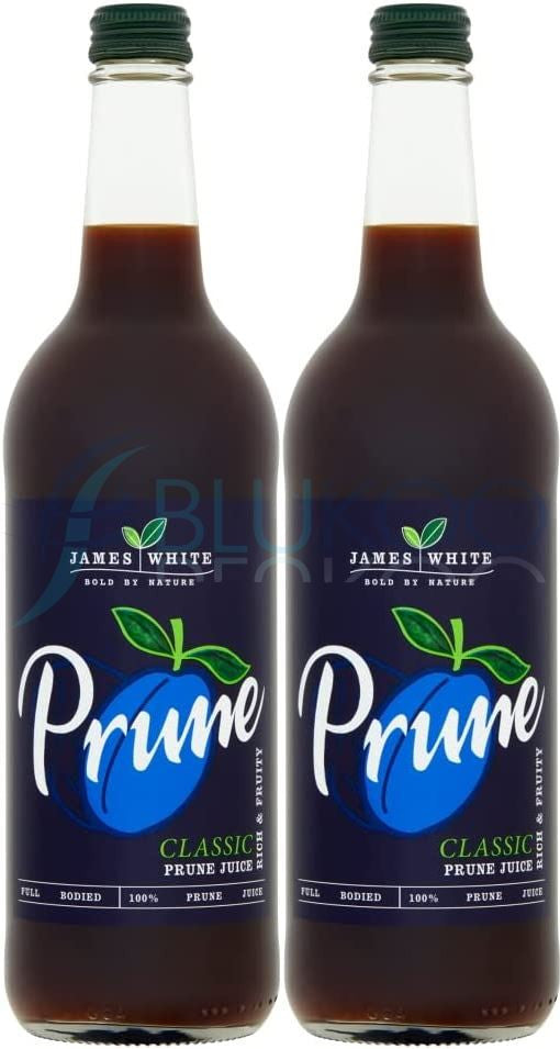 James White Prune Juice from Concentrate 750ml (Pack of 2)