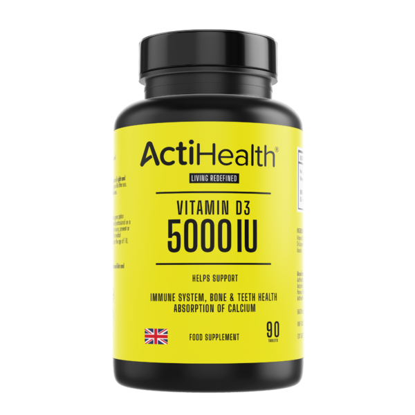 ActiHealth Vitamin D3 5000IU - 90 Tablets