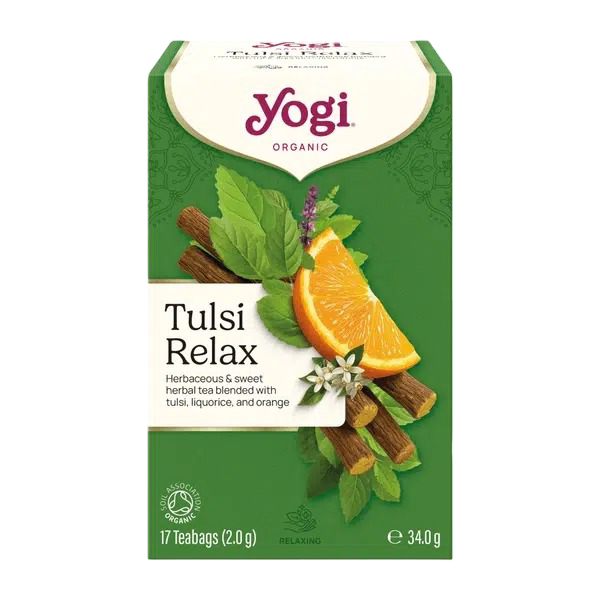 Yogi Tea Tulsi Relax - 17 Bags (Pack of 6)