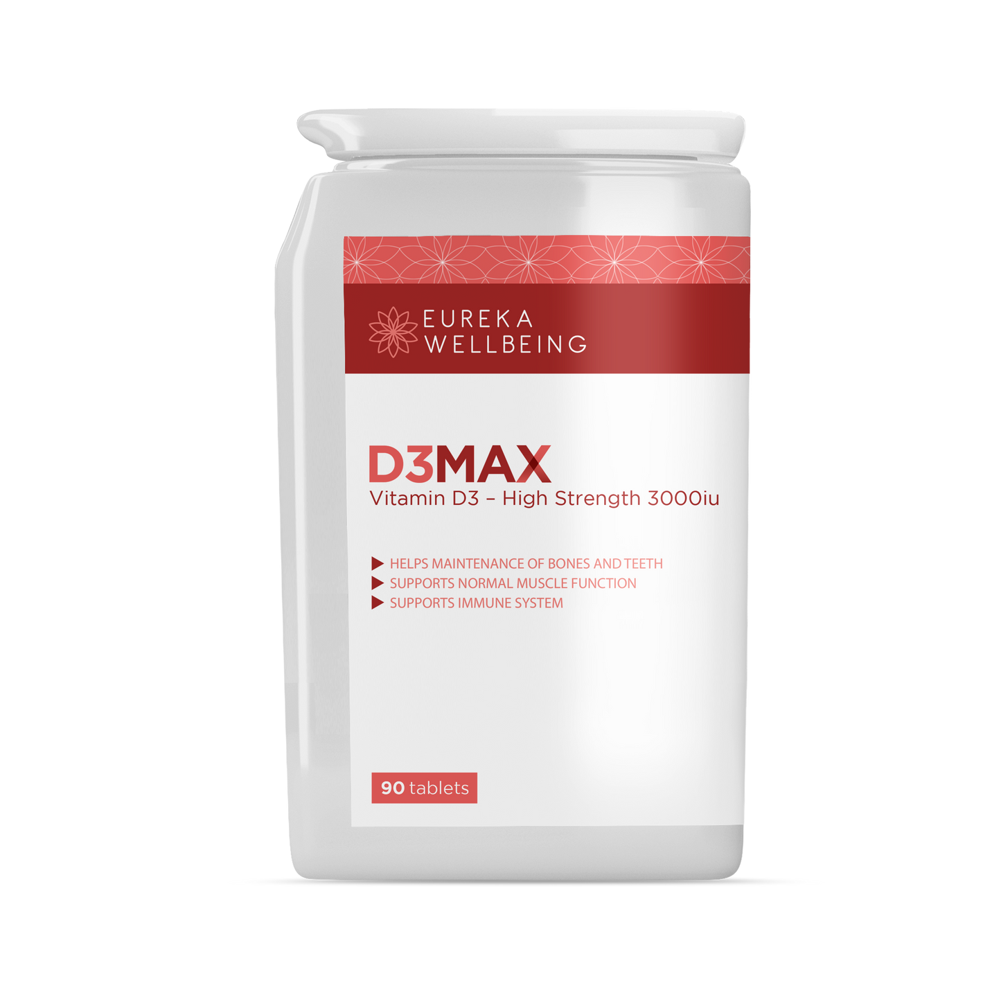 D3Max – Vitamin D3 – High Strength 3000iu