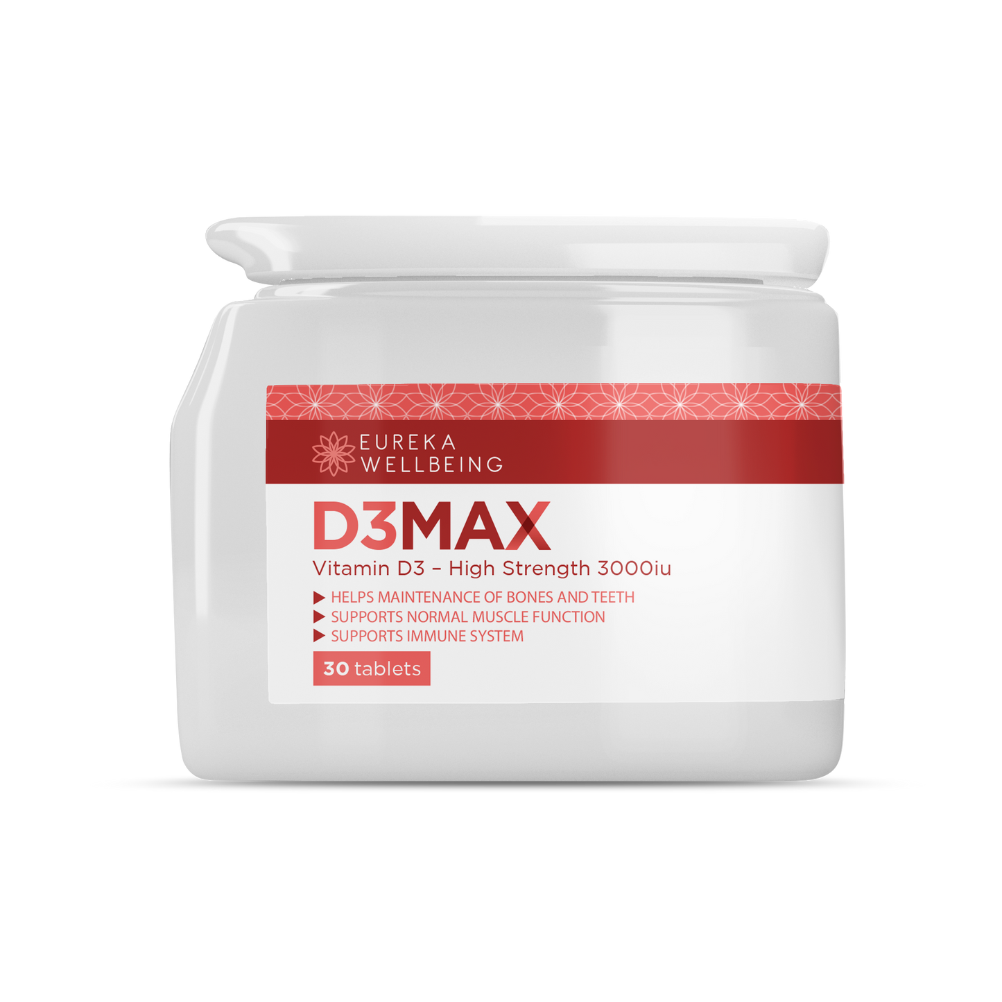 D3Max – Vitamin D3 – High Strength 3000iu