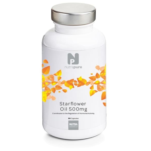 Nutrapure Borage (Starflower) Oil 500mg 90 Capsules - 90 